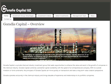 Tablet Screenshot of goradiacapital.com